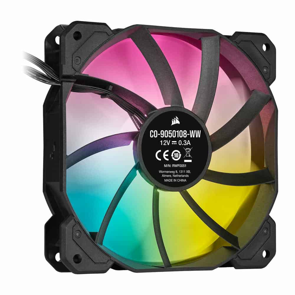 (image for) Corsair iCUE SP120 RGB ELITE Performance Single 120mm PWM Fan Expansion Pack